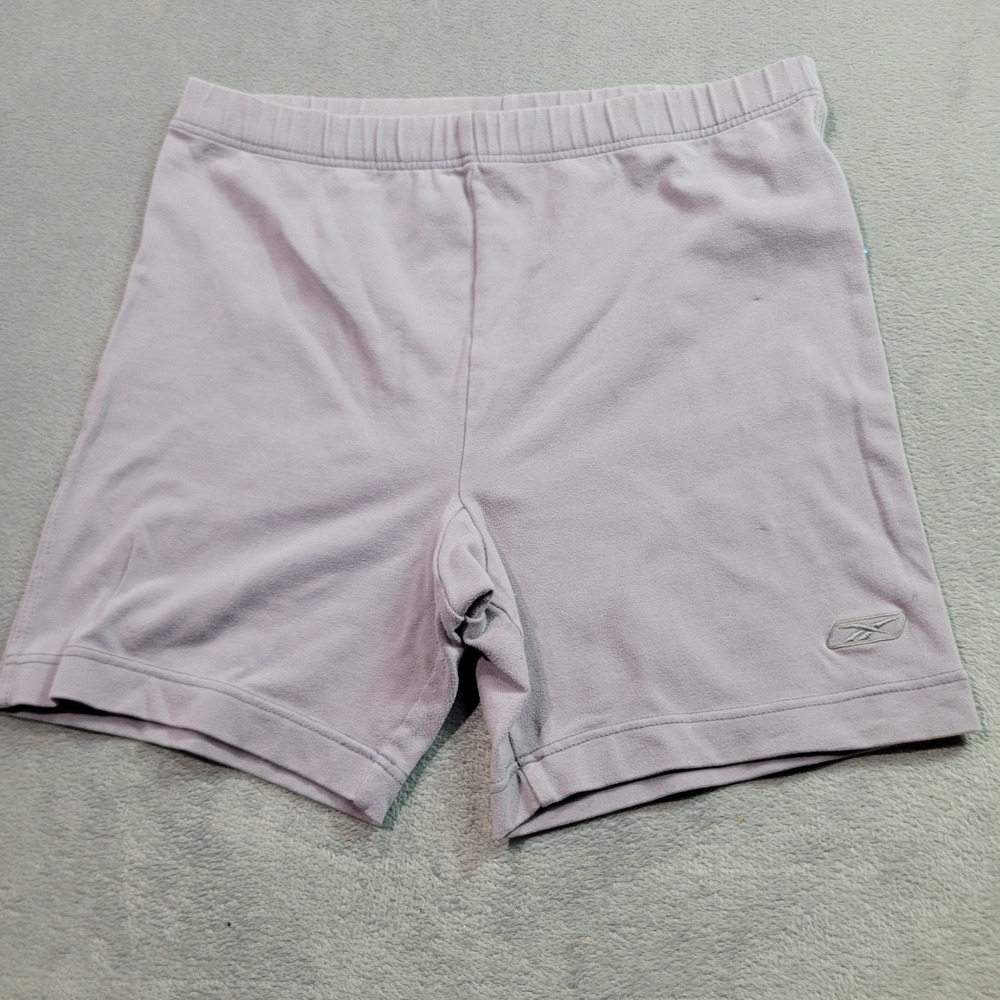 Reebok Womens Purple Athletic Bike Shorts Yoga Gym Workout Size‎ Medium C1162